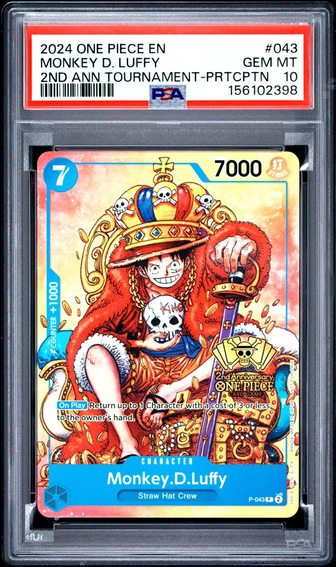 2024 #043 Monkey D. Luffy PSA 10 One Piece Promos