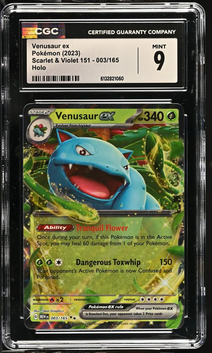 2023 #003 Venusaur ex CGC 9 Scarlet & Violet 151 - MEW EN - English