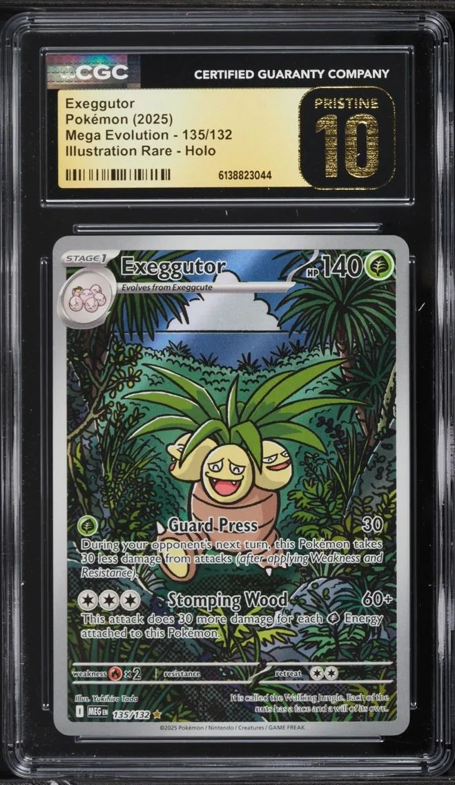 2025 Pokemon Mega Evolution IR Exeggutor #135 CGC 10 PRISTINE