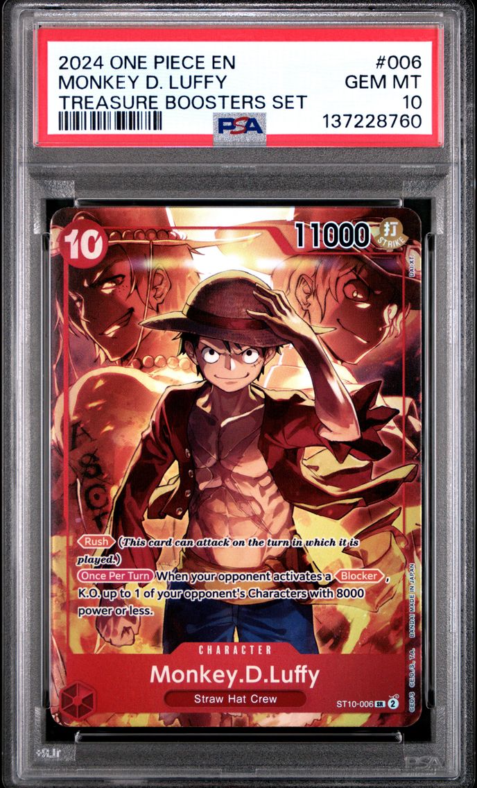 2024 #006 Monkey D. Luffy PSA 10 One Piece Promos