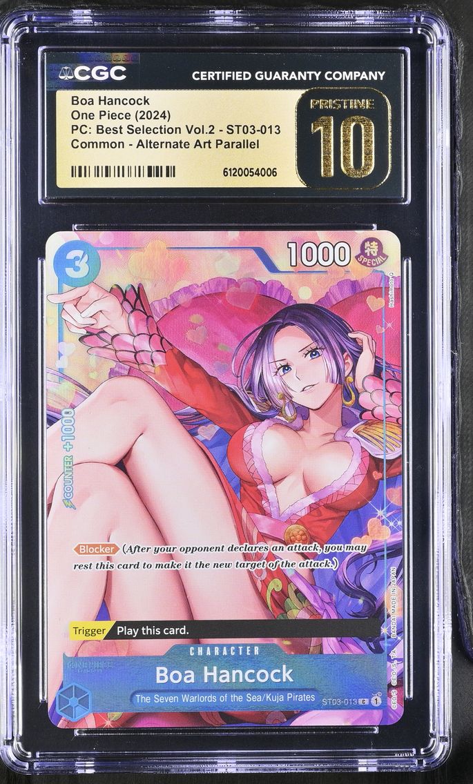 2024 #ST03-013 Boa Hancock CGC 10 Pristine Premium Collection Best Selection Vol.2 - English