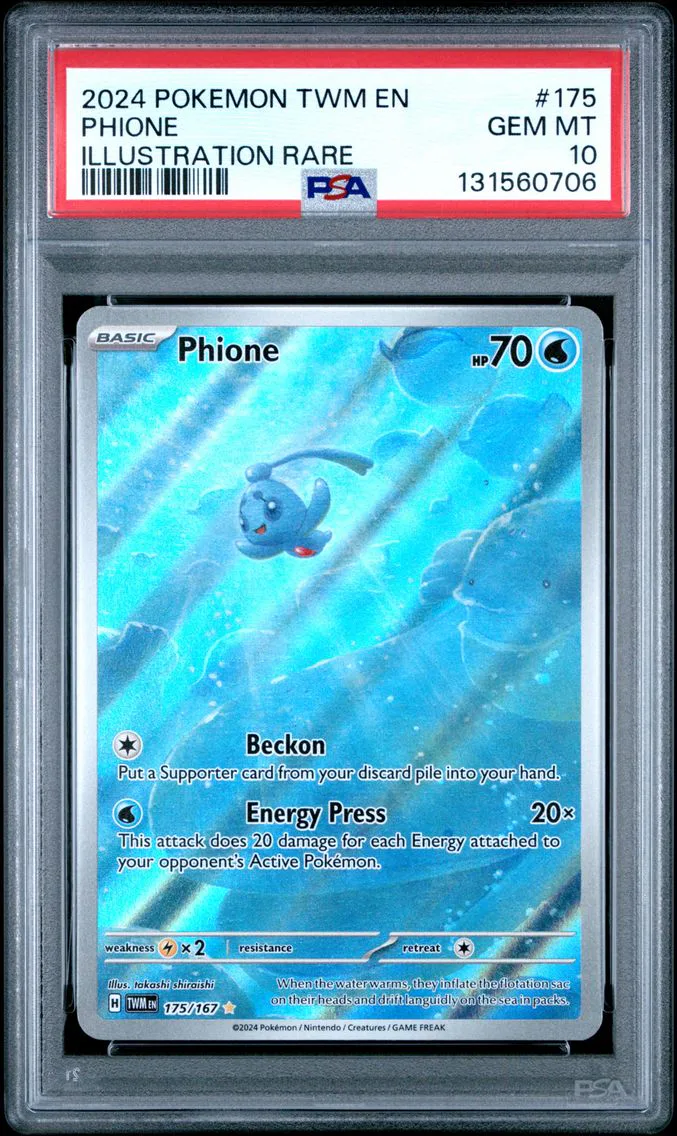 2024 #175 Phione PSA 10 Twm EN-Twilight Masquerade