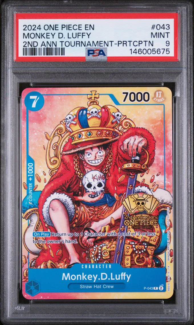 2024 #043 Monkey D. Luffy PSA 9 One Piece Promos