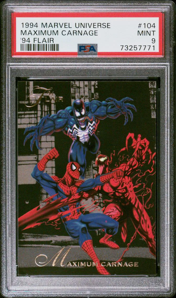 1994 #104 Maximum Carnage PSA 9 Marvel Universe '94 Flair