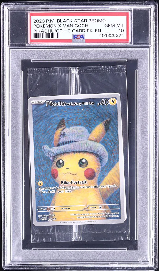 2023 #85 Pikachu With Grey Felt Hat PSA 10 Svp EN-SV Black Star Promo Cello Pack Pokemon