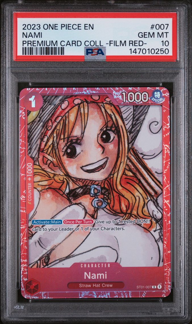 2023 #007 Nami PSA 10 One Piece Premium Card Collection -One Piece Film Red-