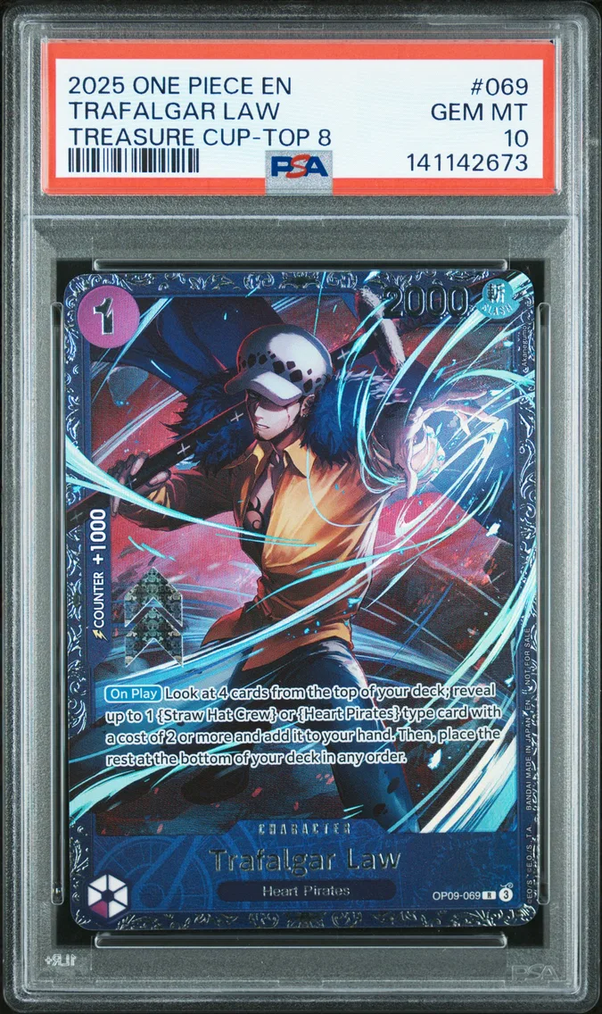 2025 #069 Trafalgar Law PSA 10 O