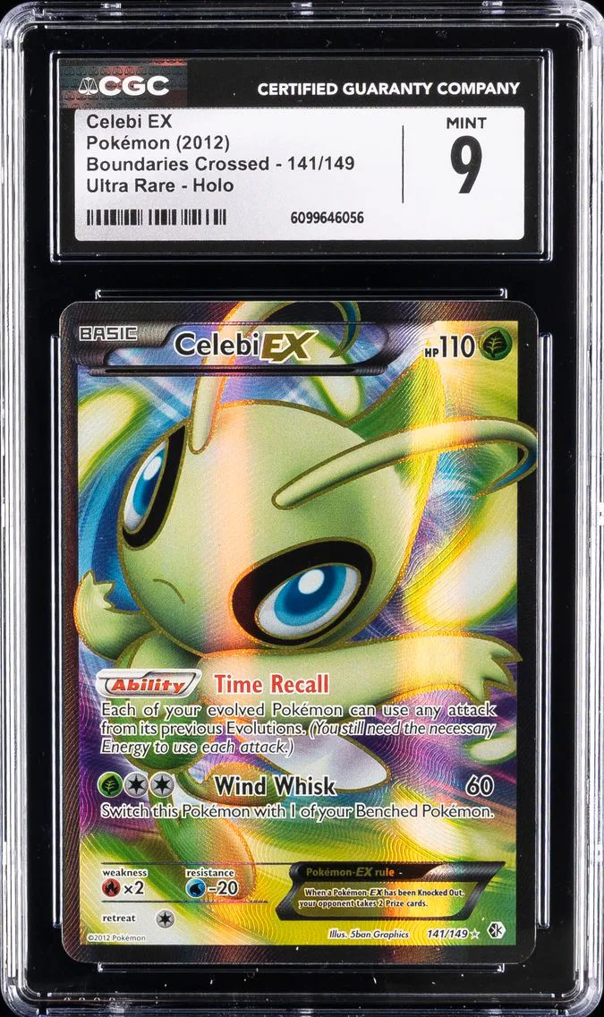 2012 #141 Celebi EX CGC 9 Boundaries Crossed - English Pokemon