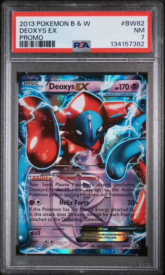 2013 #BW82 Deoxys EX PSA 7 Black & White Promo