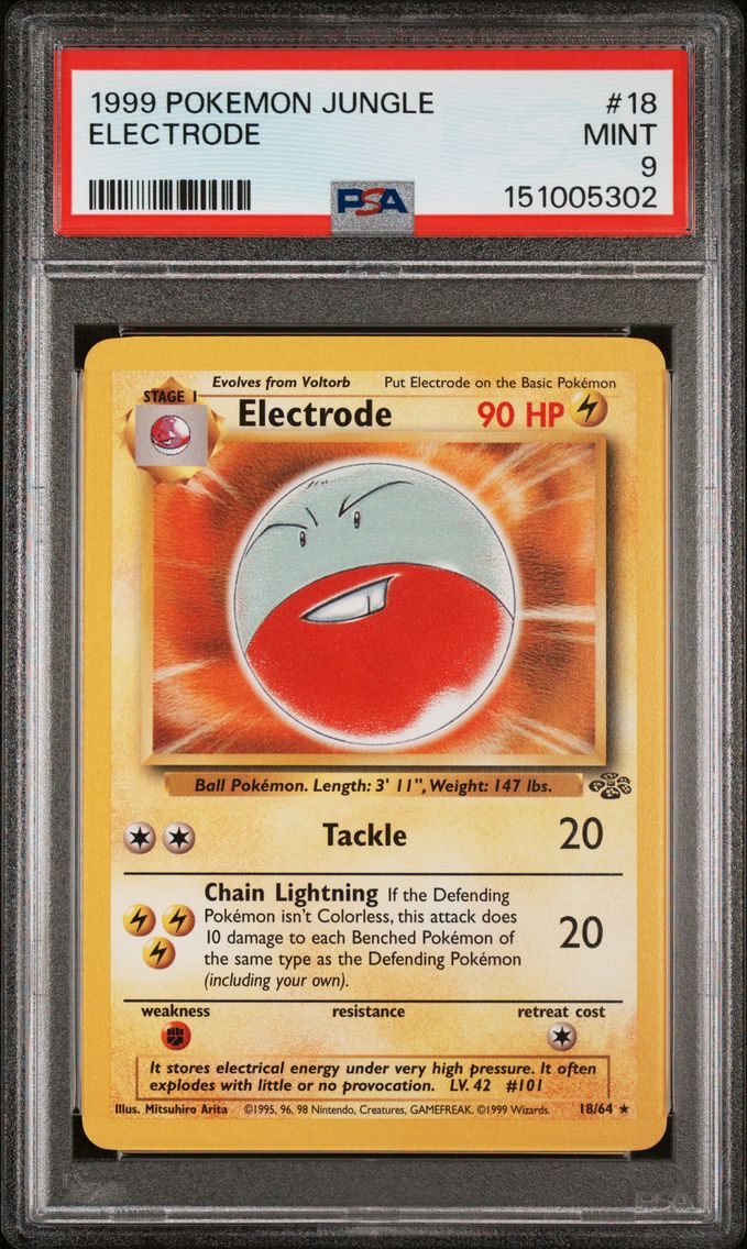 1999 #18 Electrode PSA 9 Jungle