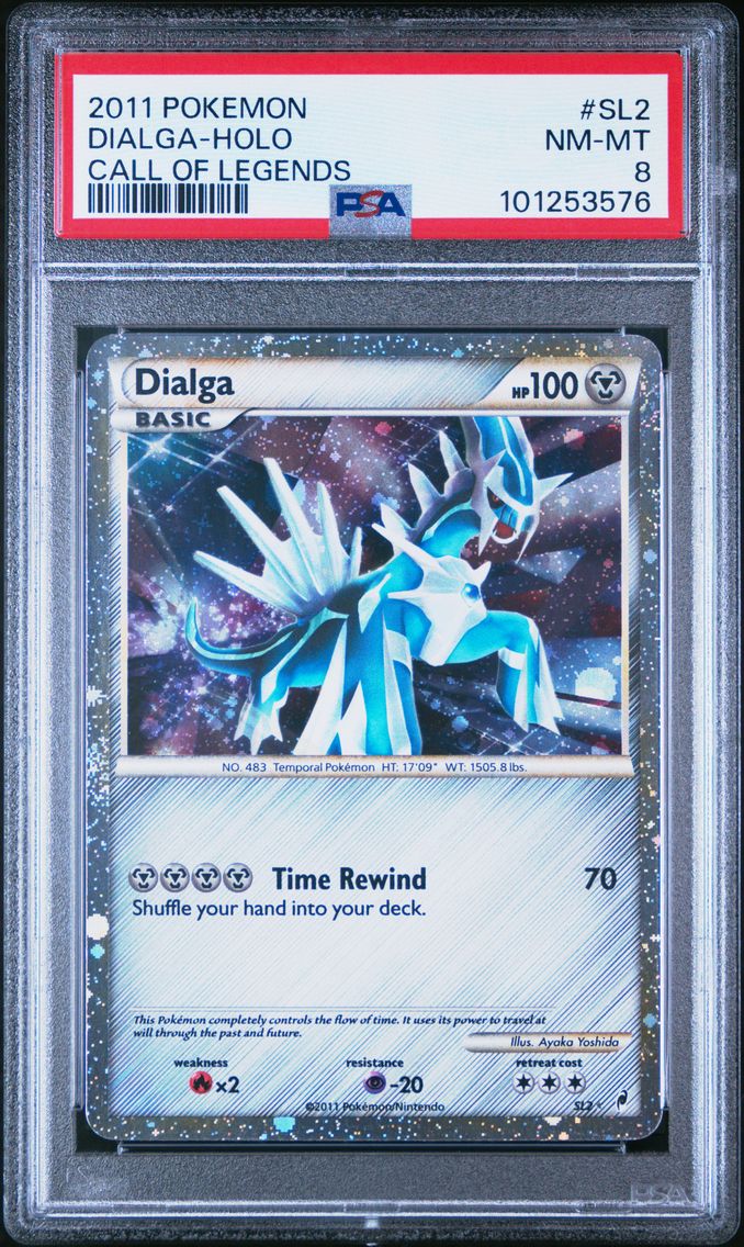 2011 #SL2 Dialga-Holo PSA 8 Call of Legends