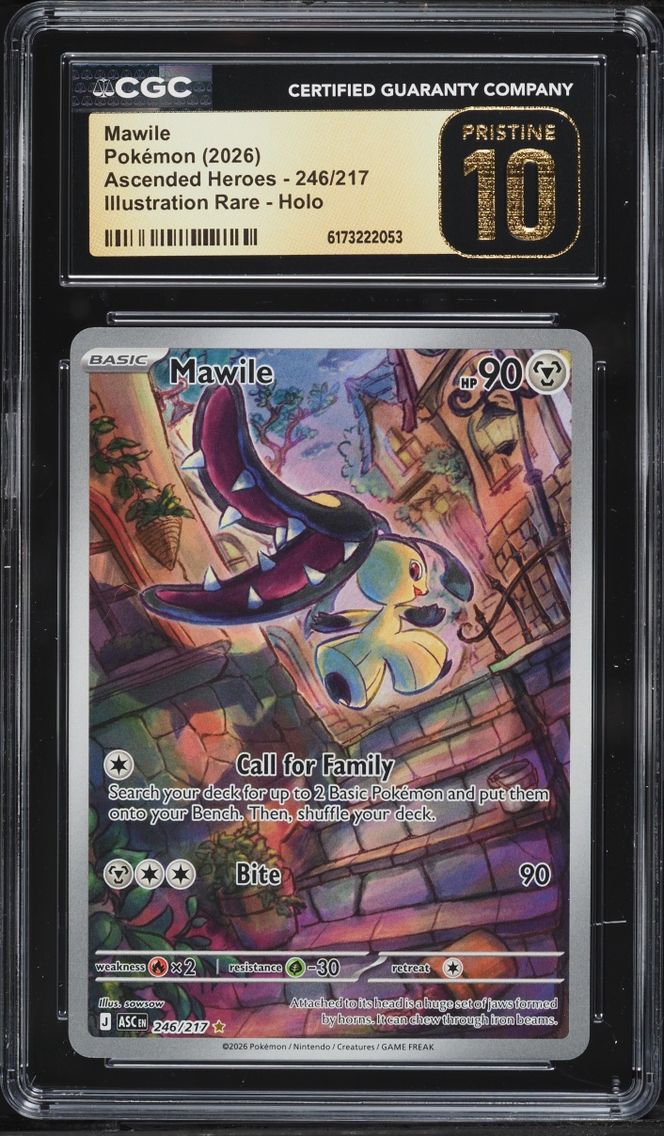 2026 Pokemon Mega Evolution Ascended Heroes IR Mawile #246 CGC 10 PRISTINE