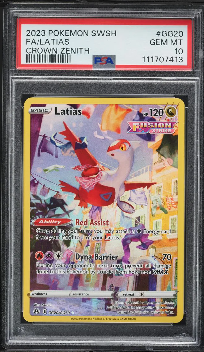2023 #GG20 Full Art/Latias PSA 1