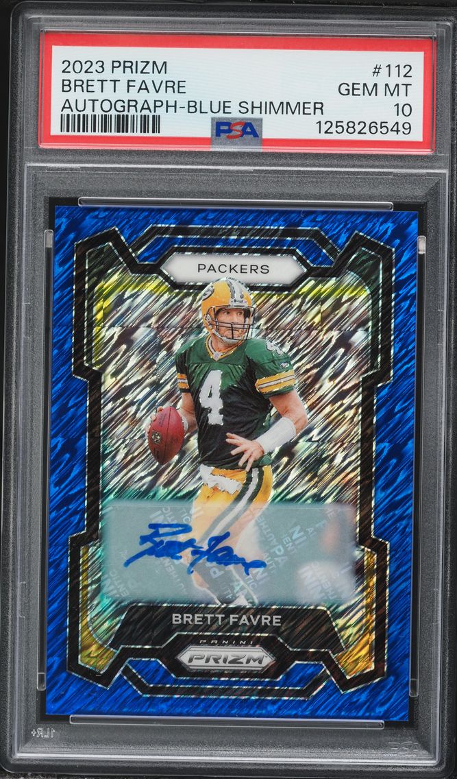 2023 #112 Brett Favre PSA 10 Panini Prizm Football