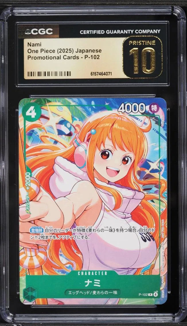 2025 #P-102 Nami CGC 10 PRISTINE Promo One Piece