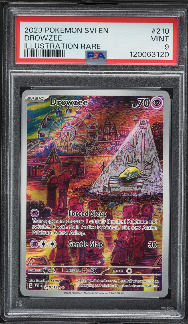 2023 #210 Drowzee PSA 9 Svi EN-Scarlet & Violet Pokemon