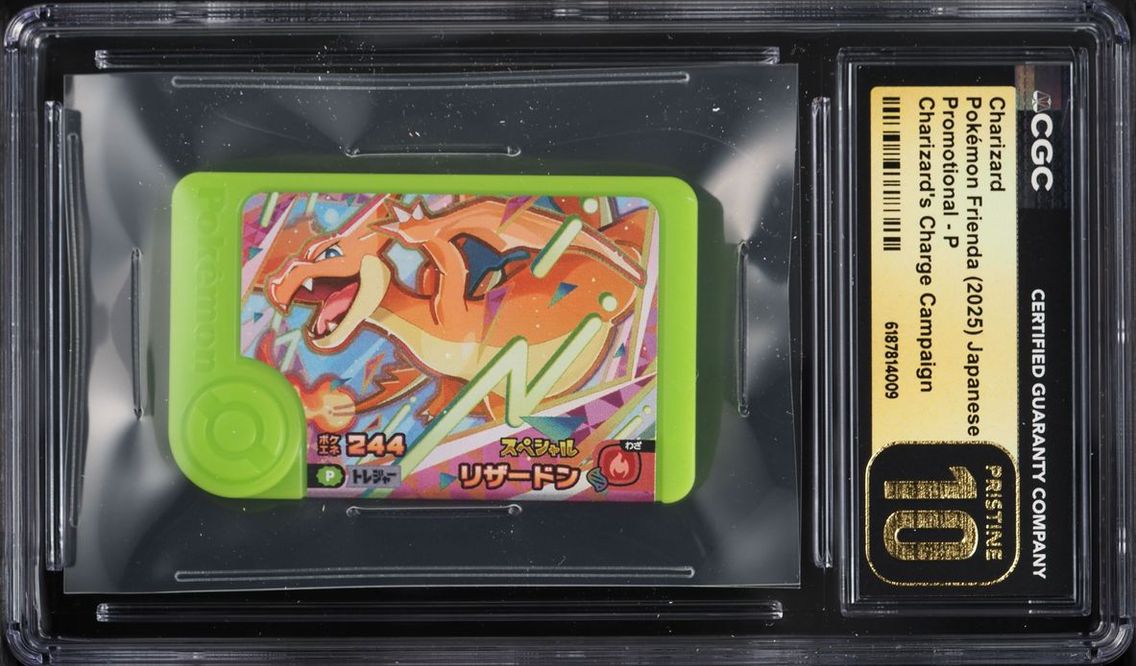 2025 #P Charizard CGC 10 Pokemon Japanese Frienda Promo Charge Campaign