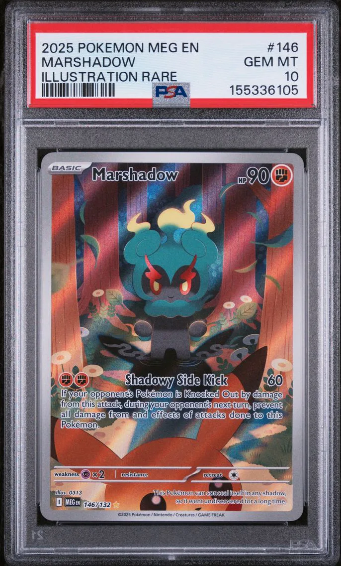 2025 #146 Marshadow PSA 10 Meg EN-Mega Evolution