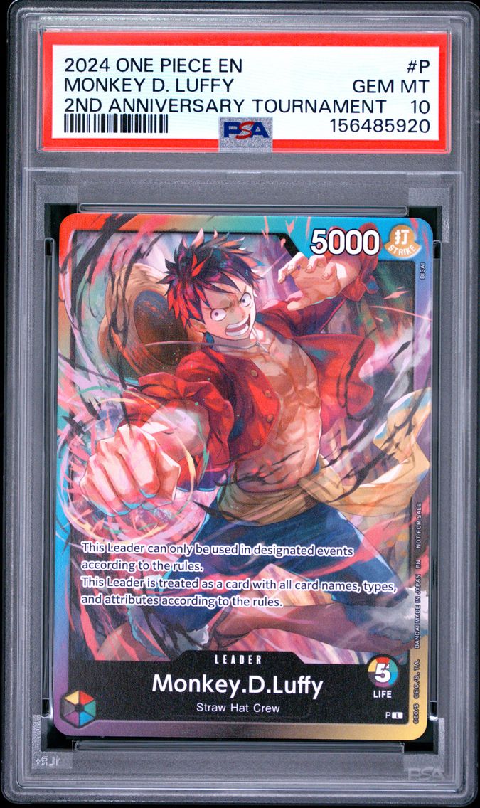 2024 #P Monkey D. Luffy PSA 10 One Piece Promos