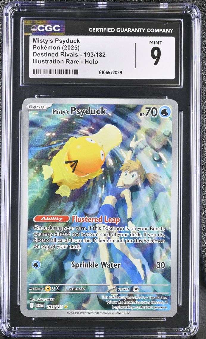 2025 #193 Misty's Psyduck CGC 9 Destined Rivals - DRI EN - English