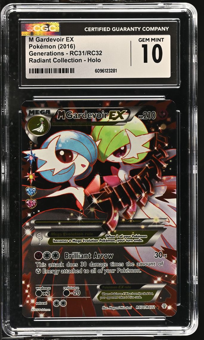 2016 #RC31/RC32 M Gardevoir EX CGC 10 Generations - English