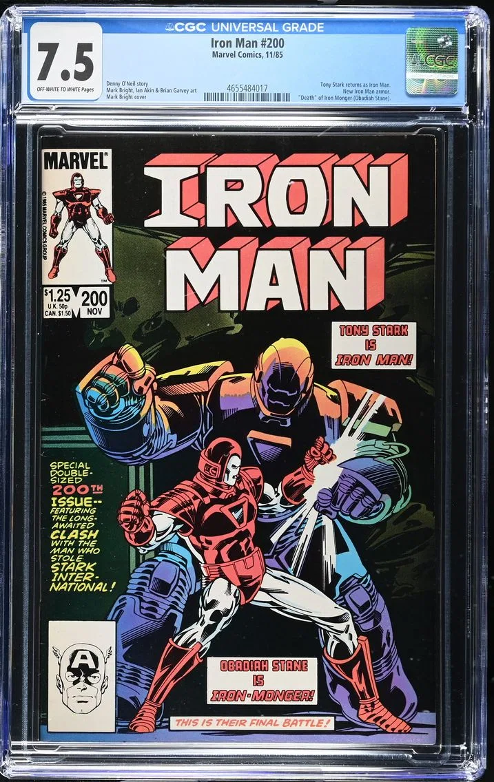 1985 #NA 1985 Iron Man #200 CGC 7.5 Marvel Comics CGC 7.5