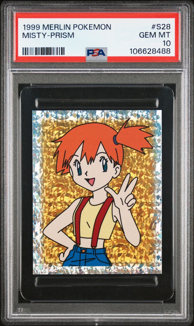 1999 #S28 Misty-Prism PSA 10 Merlin Pokemon Pokemon