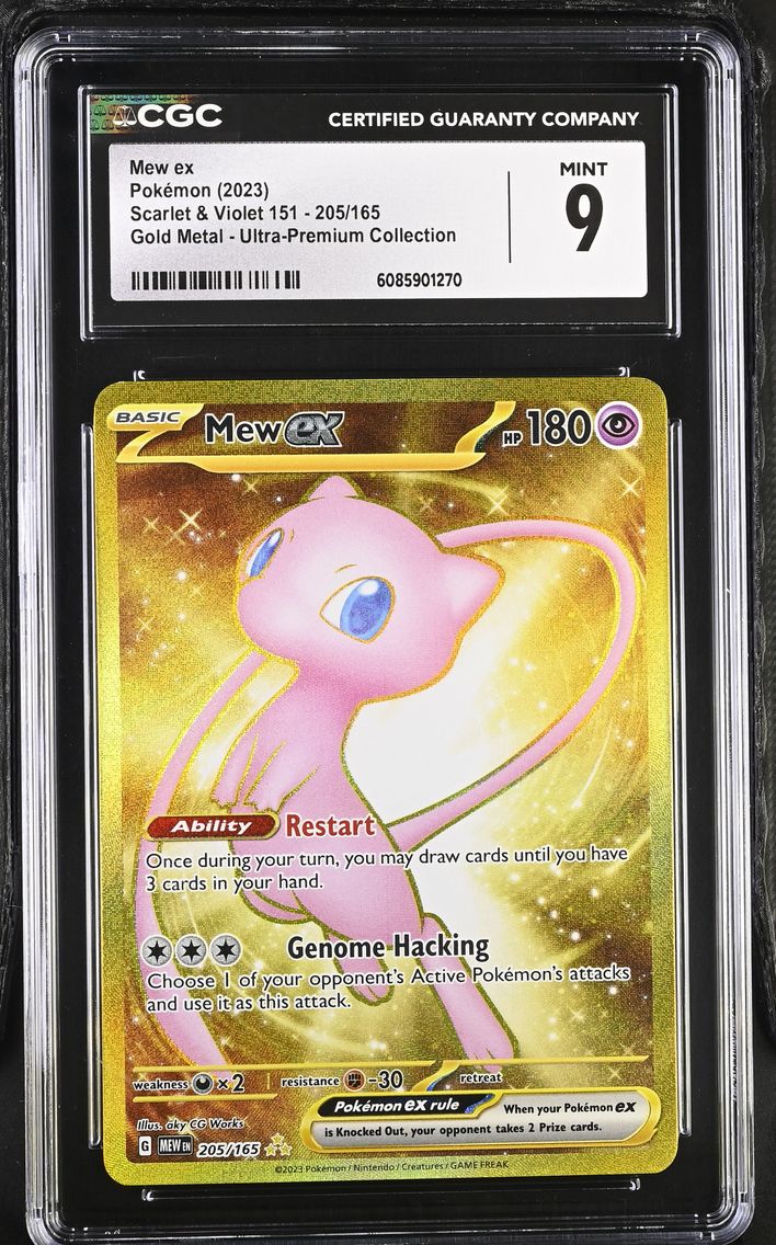 2023 #205 Mew ex CGC 9 Scarlet & Violet 151 - MEW EN - English