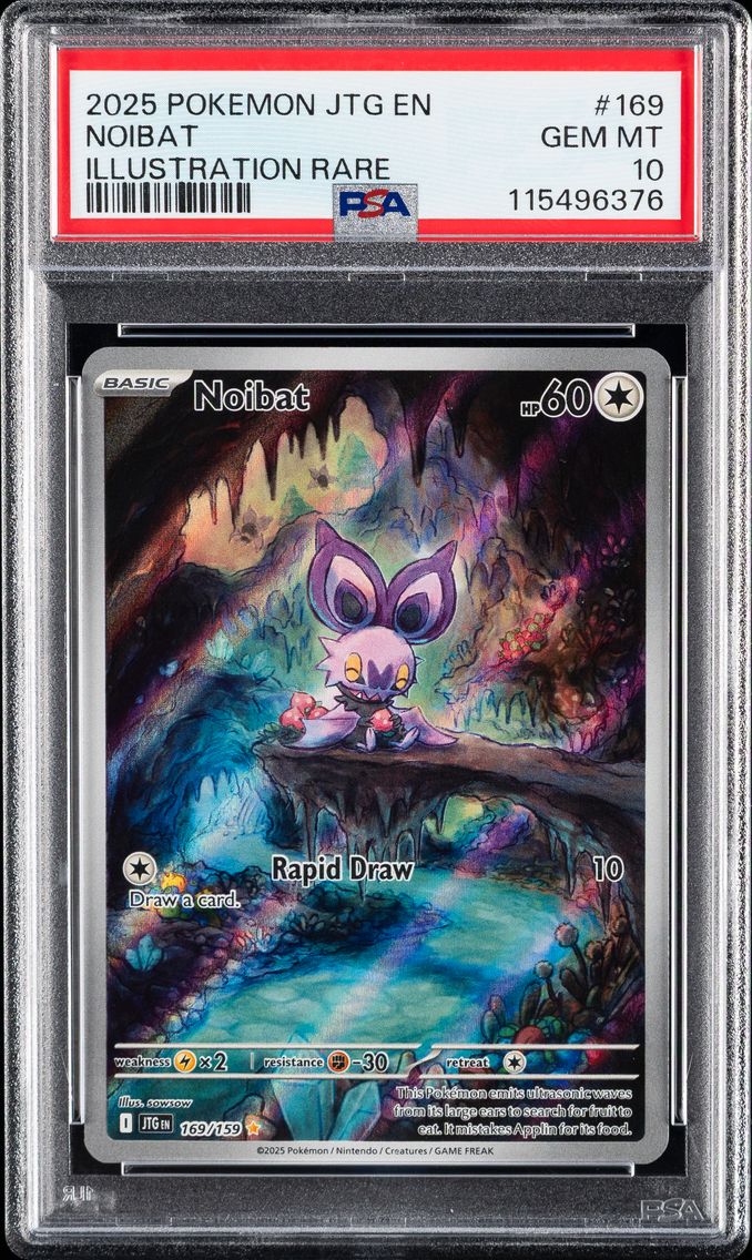 2025 #169 Noibat PSA 10 Jtg EN-Journey Together Pokemon