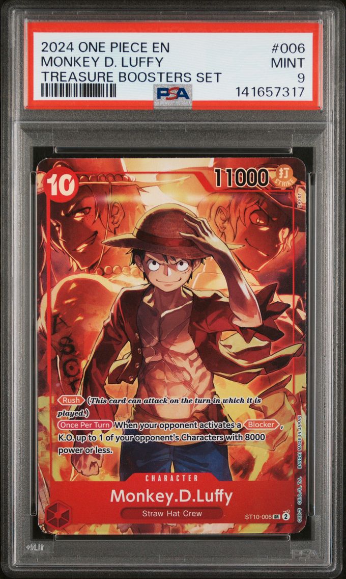 2024 #006 Monkey D. Luffy PSA 9 One Piece Promos