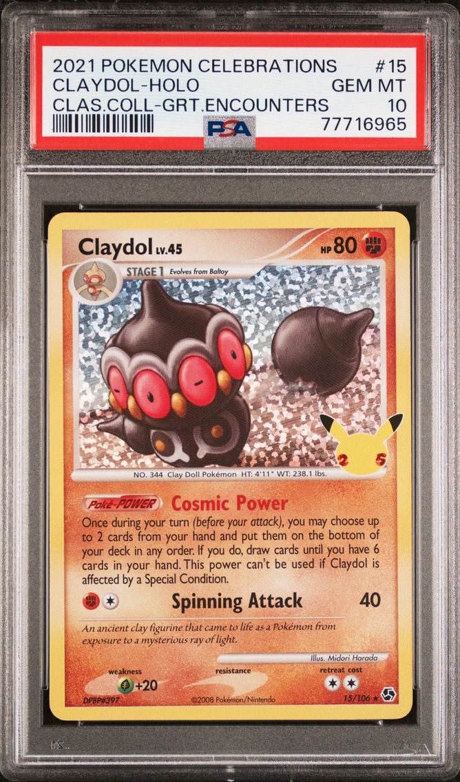 2021 #15 CLAYDOL-HOLO POKEMON CELEBRATIONS CLASSIC COLLECTION
