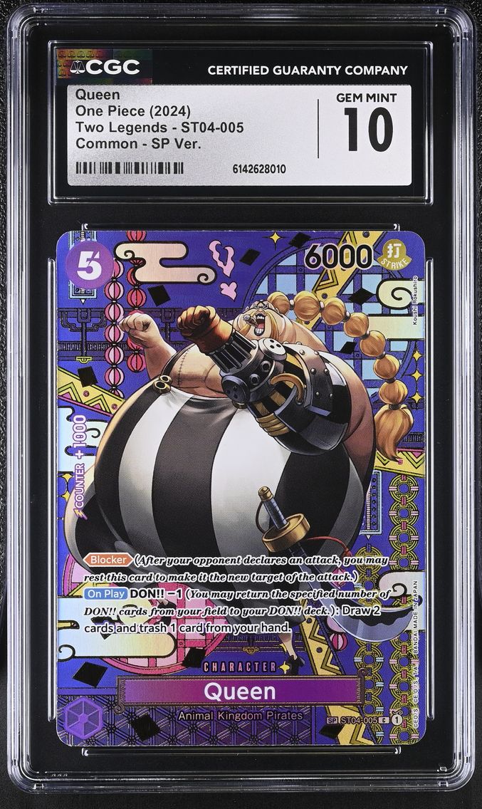 2024 #ST04-005 Queen CGC 10 Two Legends (OP08) - English