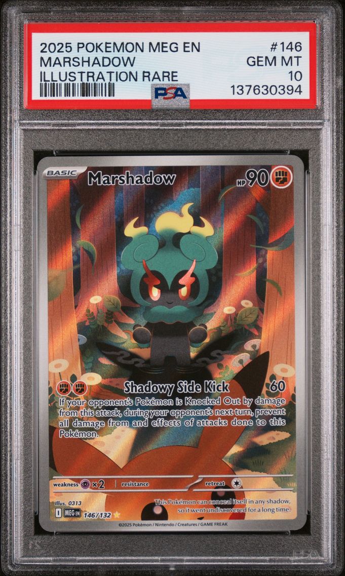 2025 #146 Marshadow PSA 10 Meg EN-Mega Evolution