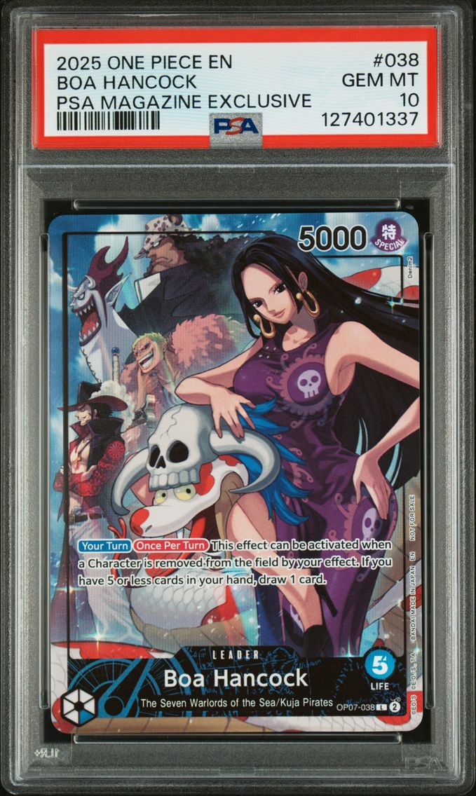 2025 #038 Boa Hancock PSA 10 Promos One Piece