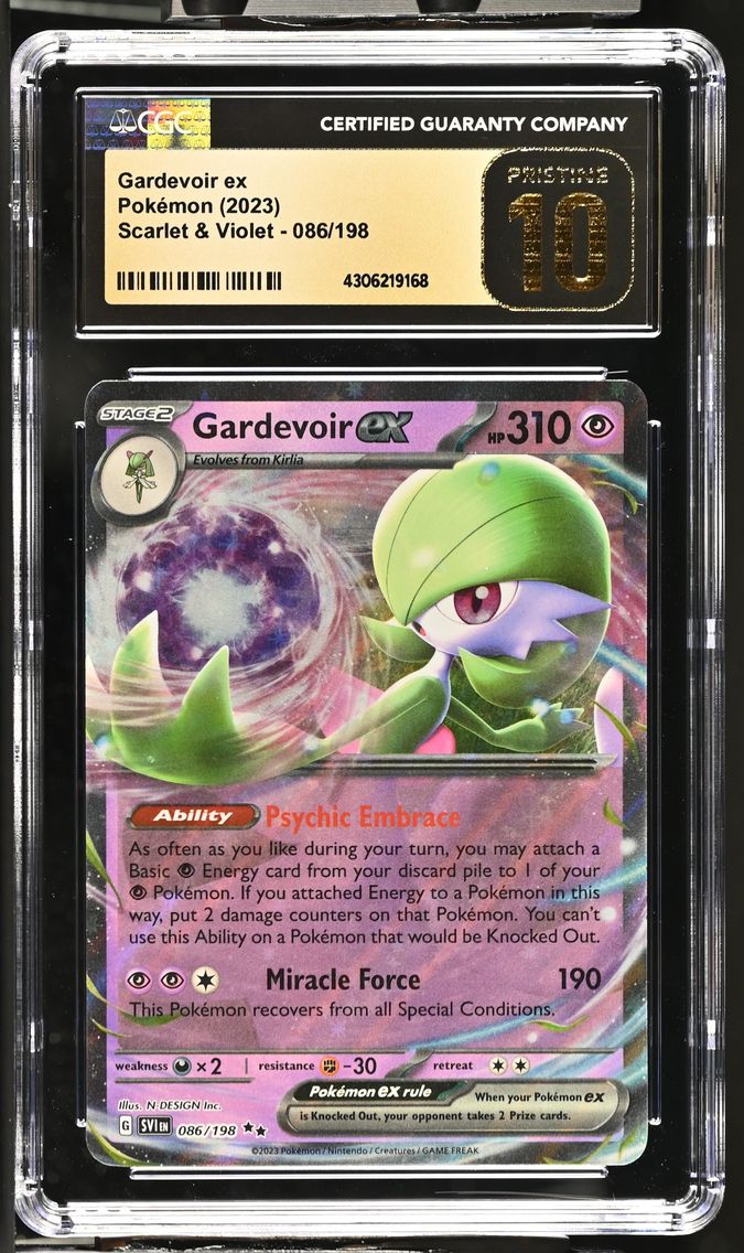 2023 #086 Gardevoir ex CGC 10 Pristine Scarlet & Violet - SV1EN - English