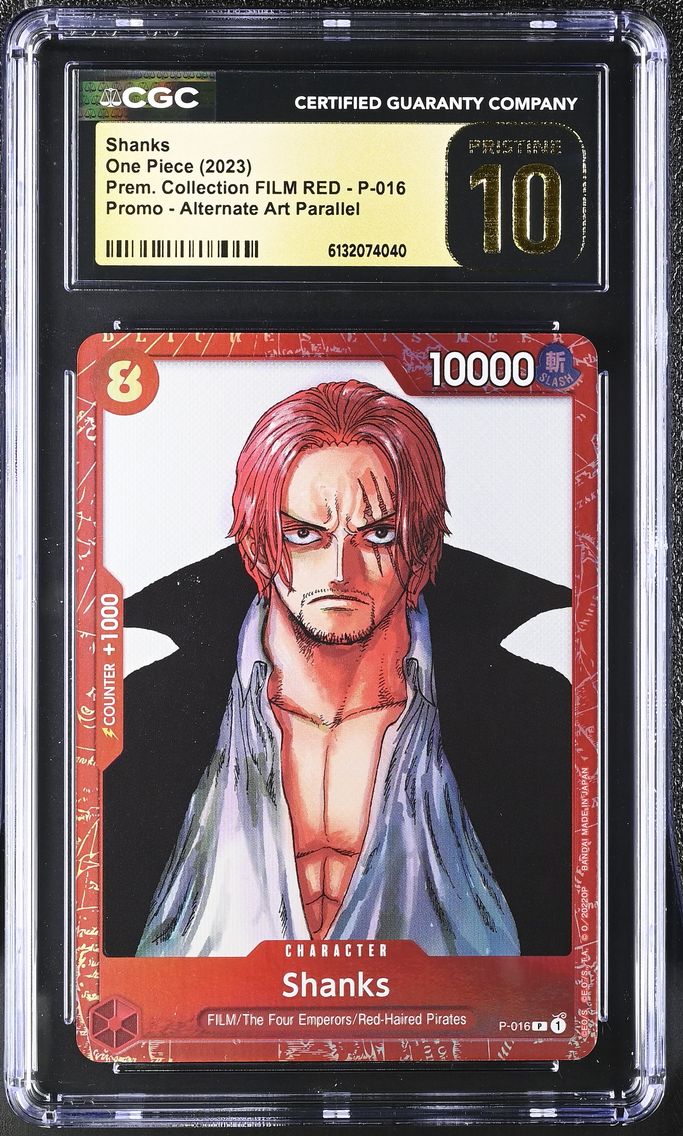 2023 #P-016 Shanks CGC 10 Pristine Premium Collection FILM RED (Foil) - English