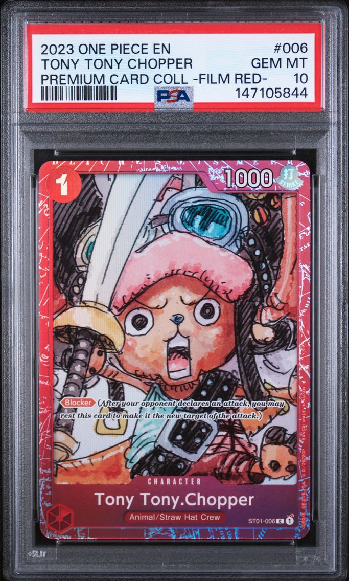 2023 #006 Tony Tony Chopper PSA 10 One Piece Premium Card Collection -One Piece Film Red-