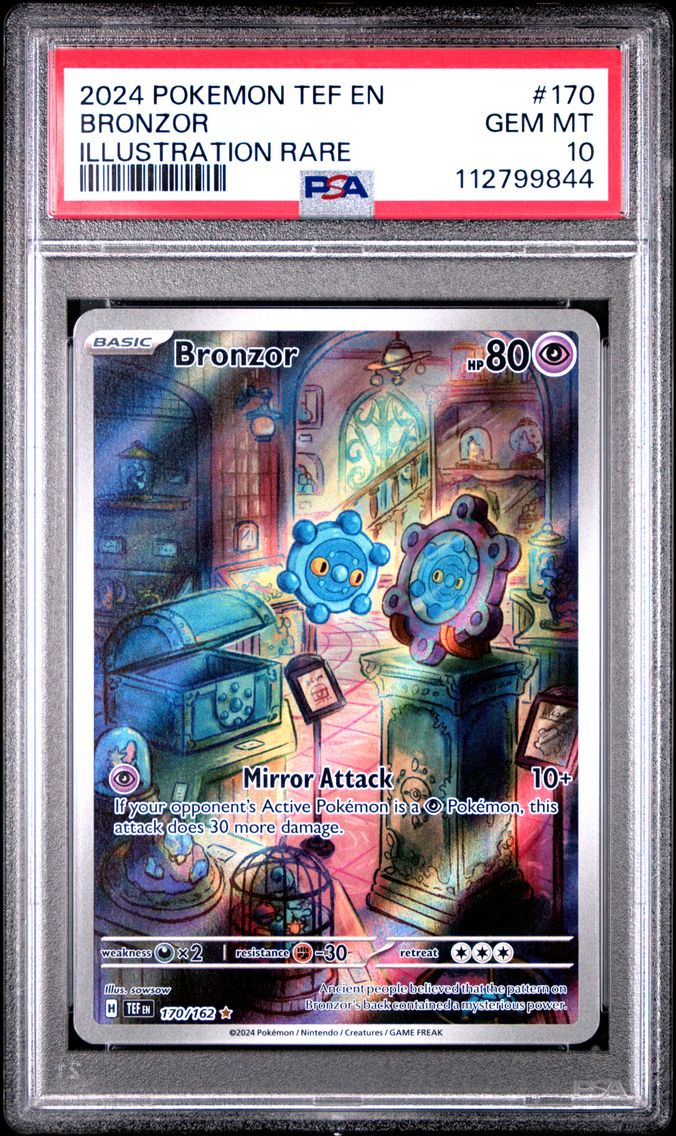 2024 #170 Bronzor PSA 10 Tef EN-Temporal Forces Pokemon
