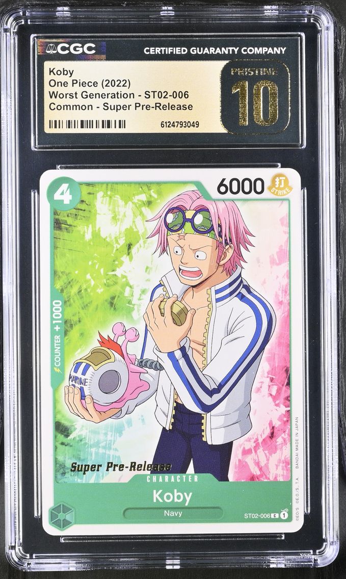 2022 #ST02-006 Koby CGC 10 Pristine Starter Deck: Worst Generation (ST02) - English