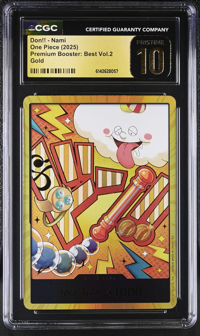 2025 #NA Don!! - Nami CGC 10 Pristine Premium Booster: The Best Vol.2 (PRB-02) - English