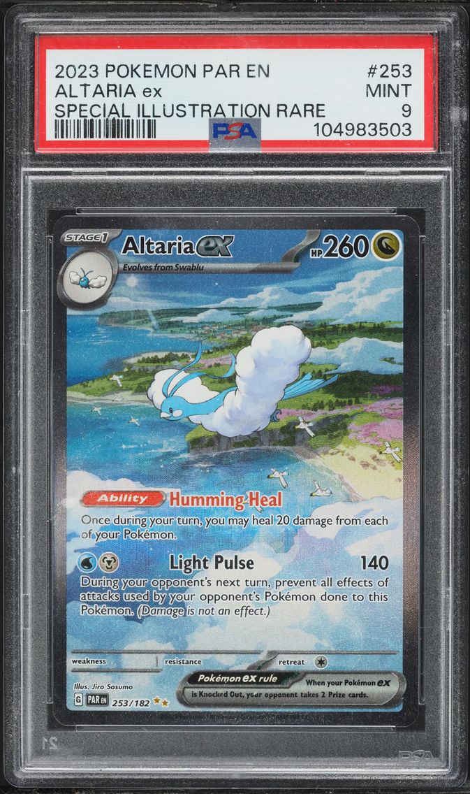 2023 #253 Altaria EX PSA 9 Par EN-Paradox Rift Pokemon