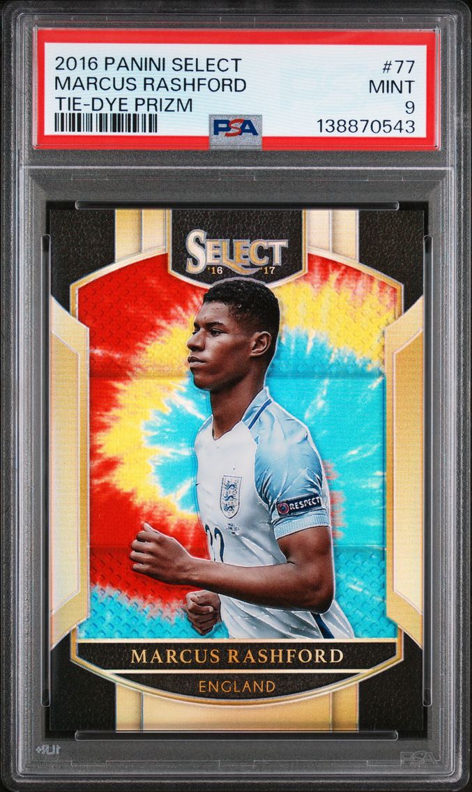 2016 #77 Marcus Rashford PSA 9 Panini Select