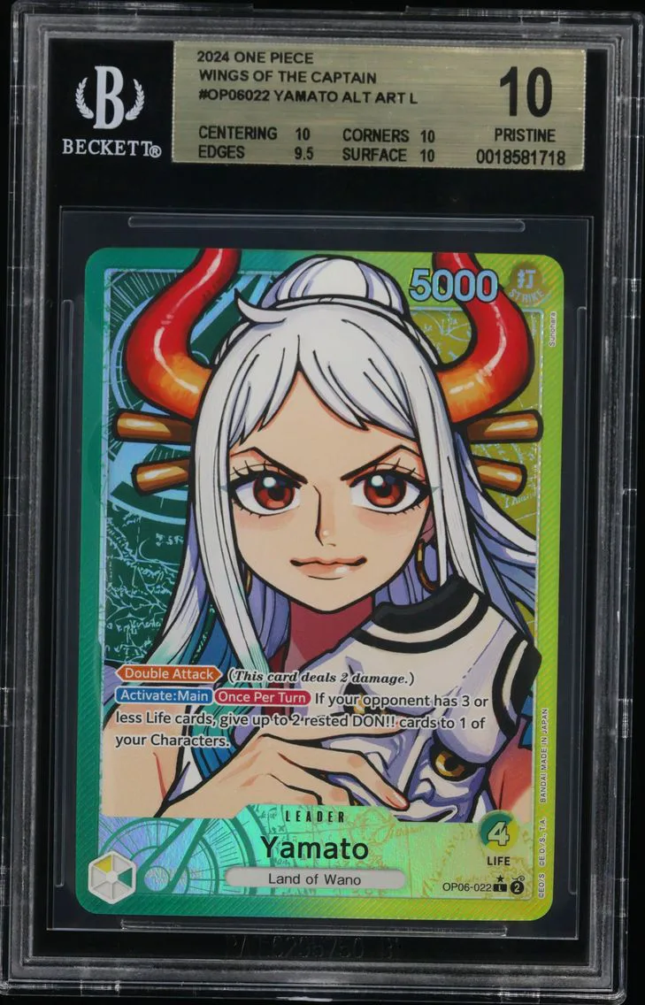2024 #OP06022 Yamato ALT ART L BGS 10 One Piece Card Game Wings of the Captain
