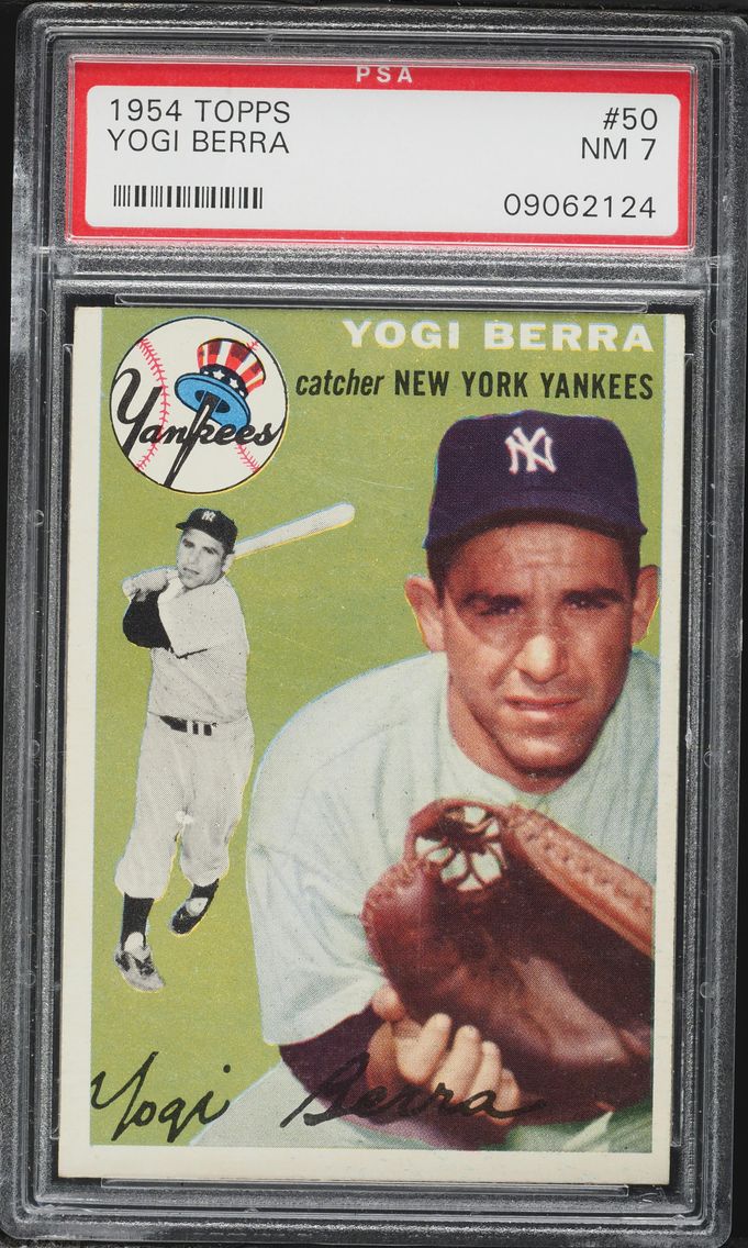 1954 #50 Yogi Berra PSA 7 Topps Baseball