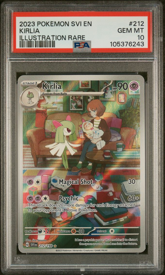 2023 #212 Kirlia PSA 10 Svi EN-Scarlet & Violet Pokemon