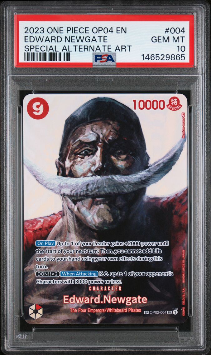 2023 #004 Edward Newgate PSA 10 One Piece OP04-Kingdoms of Intrigue