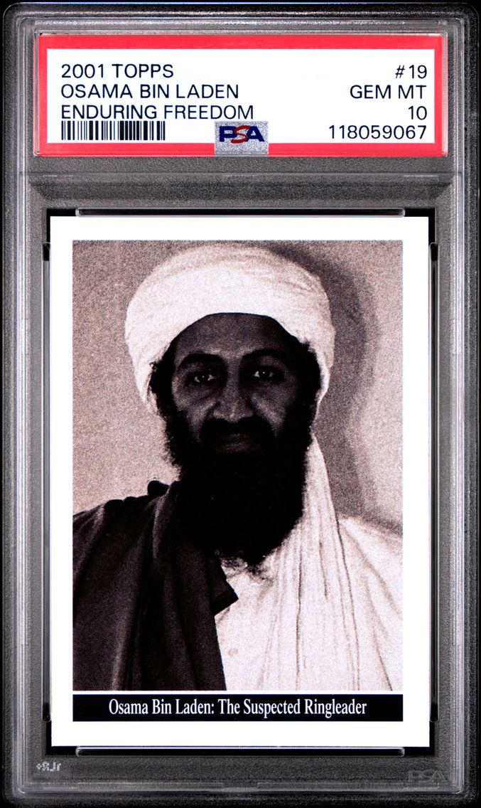 2001 #19 OSAMA BIN LADEN PSA 10 ENDURING FREEDOM
