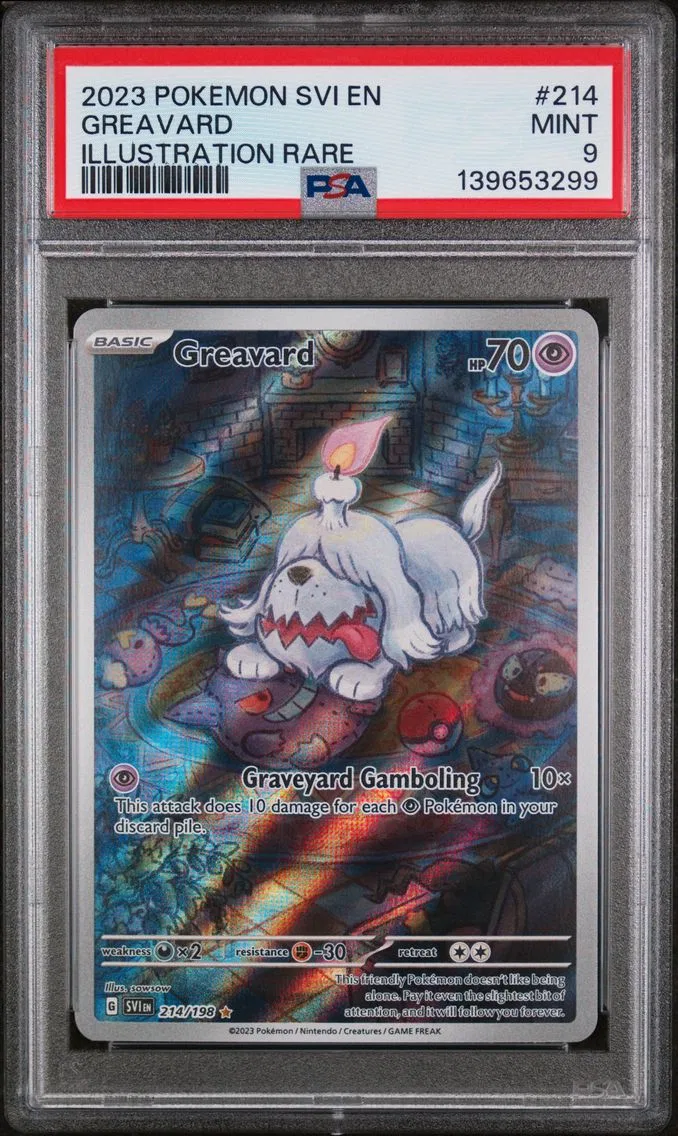 2023 #214 Greavard PSA 9 Svi EN-Scarlet & Violet
