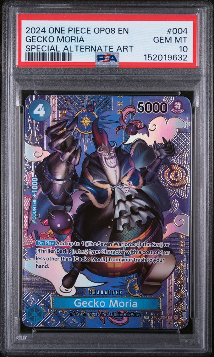 2024 #004 Gecko Moria PSA 10 One Piece OP08-Two Legends