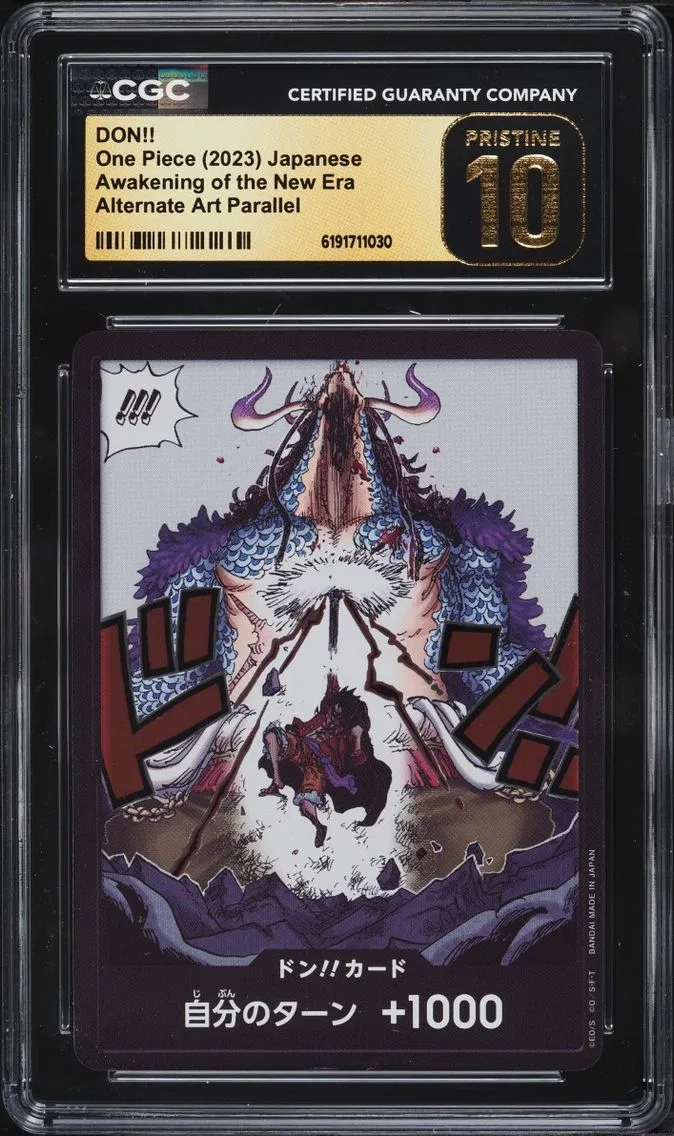 2023 DON!! CGC 10 One Piece Japanese Awakening Of The New Era Alt Art